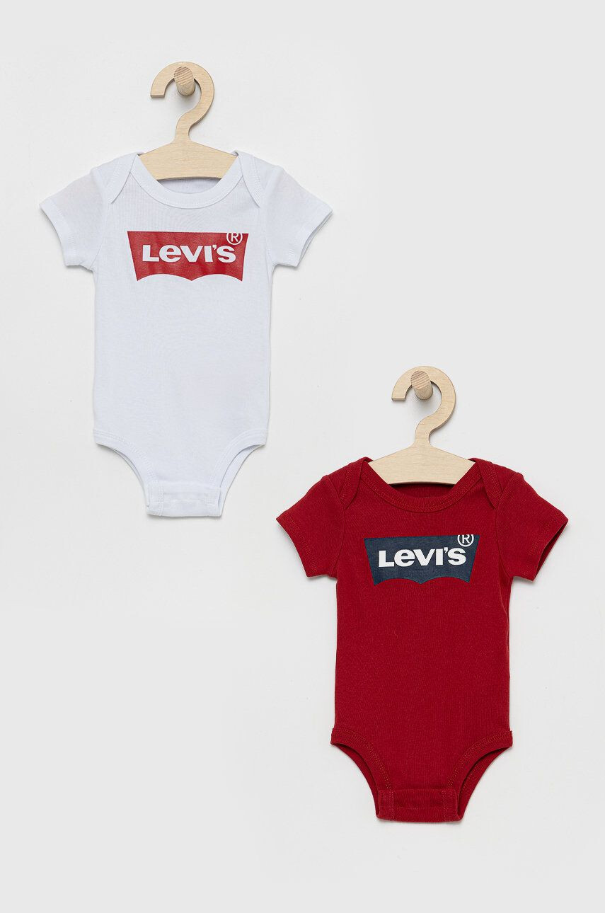 Levi's Kojenecký overal bílá barva - Pepit.cz