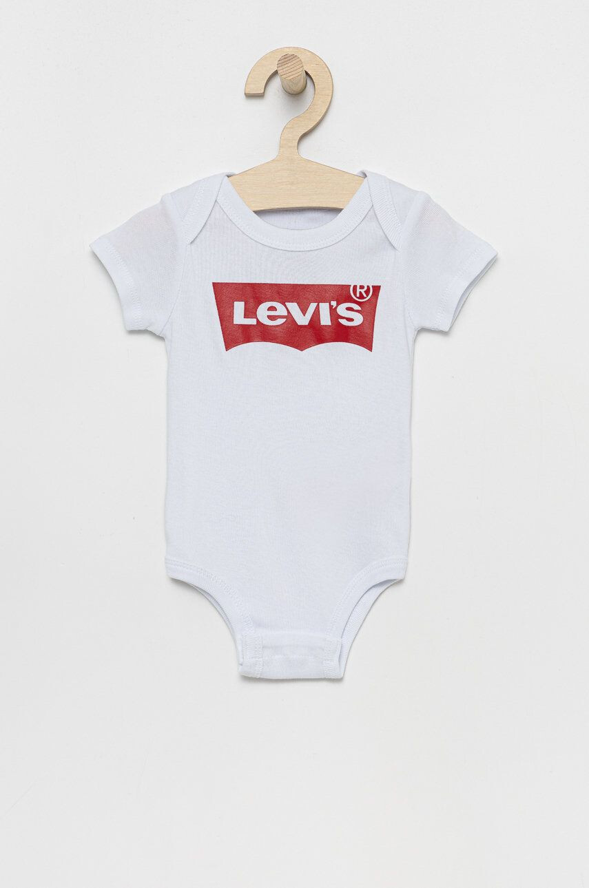 Levi's Kojenecký overal bílá barva - Pepit.cz