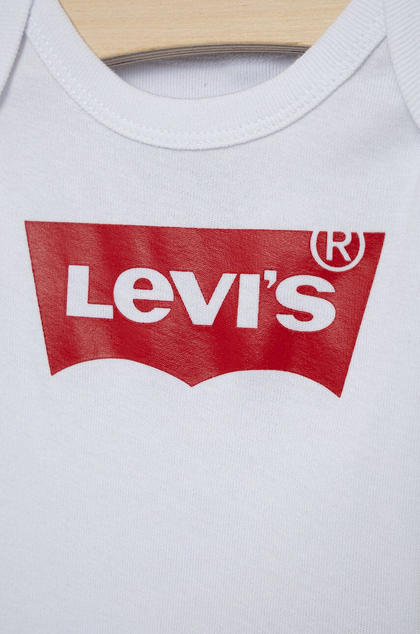 Levi's Kojenecký overal bílá barva - Pepit.cz