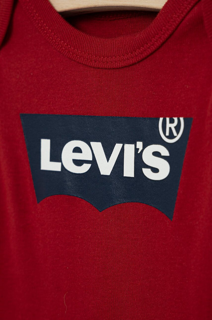 Levi's Kojenecký overal bílá barva - Pepit.cz