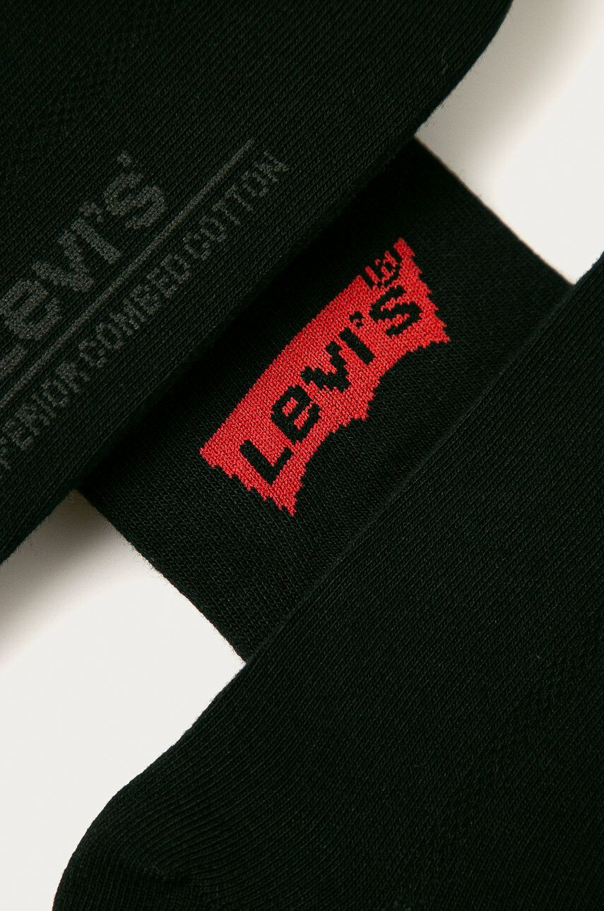 Levi's Kotníkové ponožky (3-pack) 37157.0175-jetblack - Pepit.cz