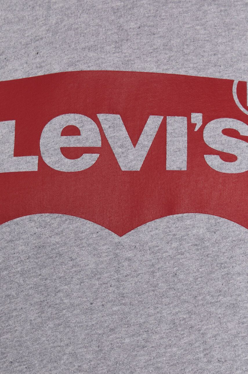 Levi's Mikina dámská šedá barva s potiskem 18487.0020-Greys - Pepit.cz