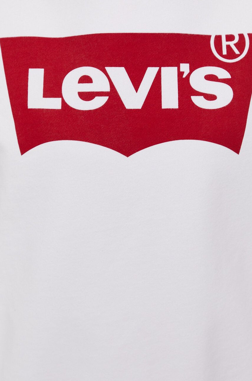 Levi's Mikina dámská bílá barva hladká 18686.0011-Neutrals - Pepit.cz