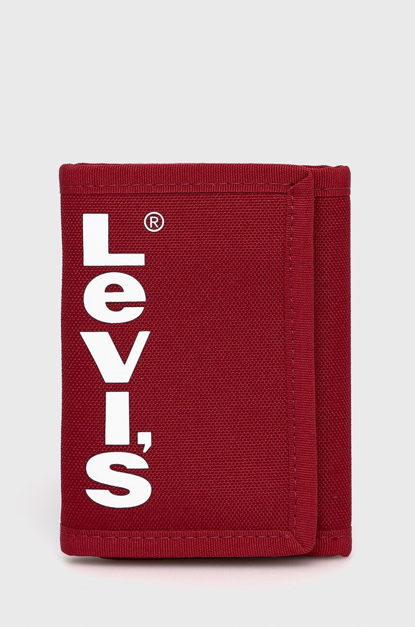 Levi's Peněženka vínová barva - Pepit.cz