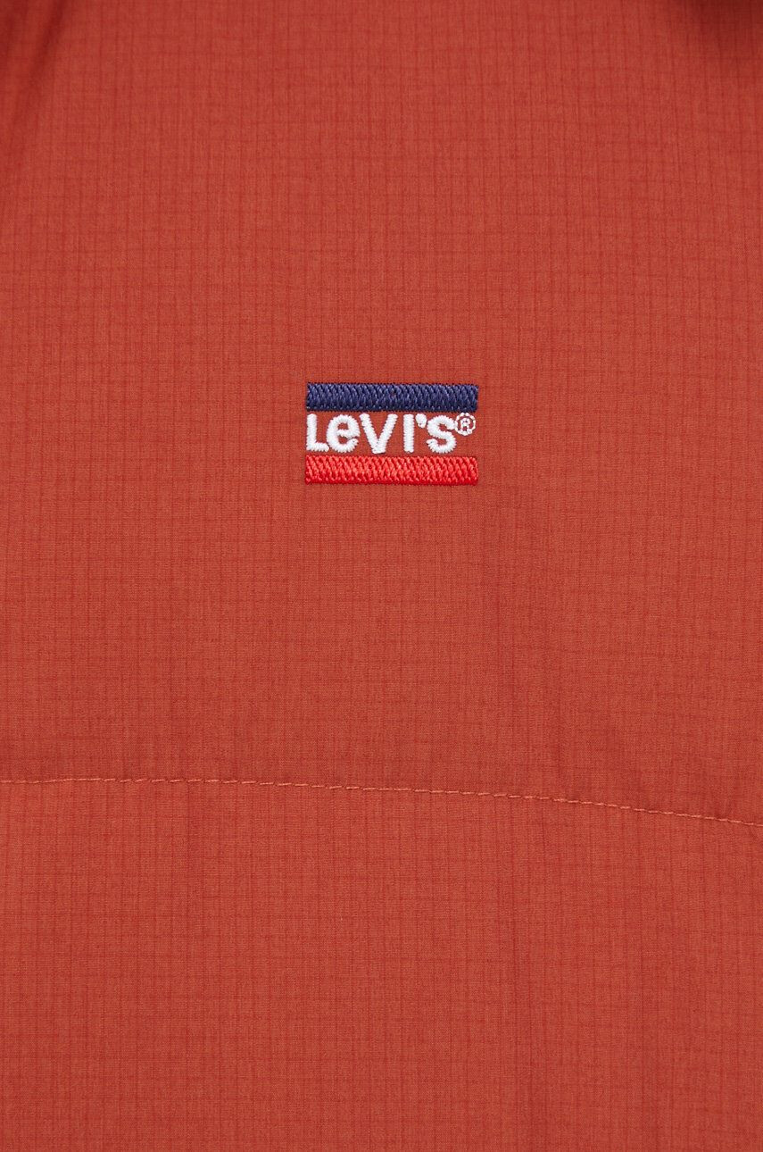 Levi's Péřová bunda pánská oranžová barva zimní - Pepit.cz