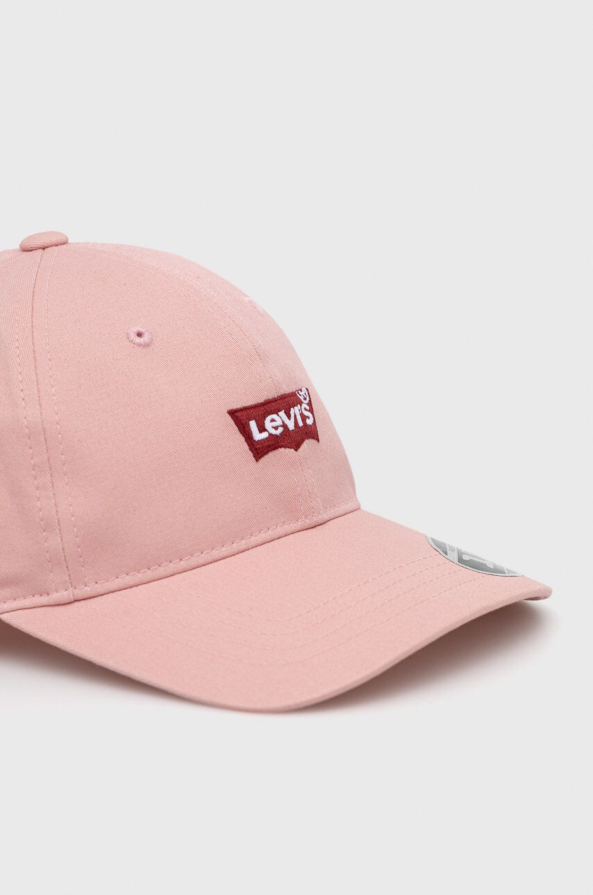 Levi's Čepice oranžová barva s aplikací - Pepit.cz