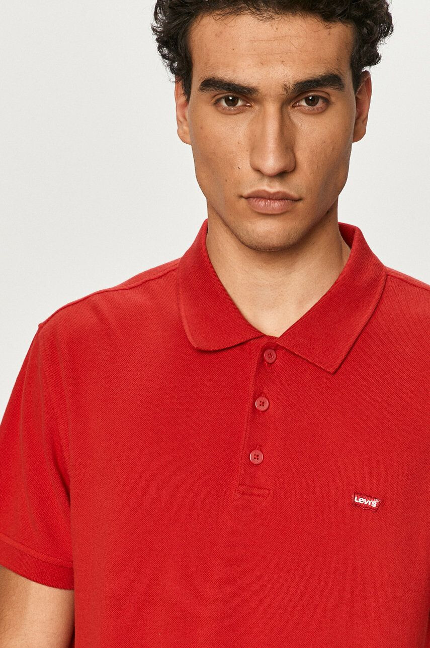 Levi's Polo tričko červená barva - Pepit.cz