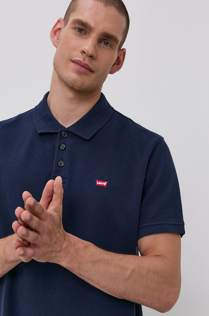 Levi's Polo tričko pánské tmavomodrá barva hladké 35883.0005-Blues - Pepit.cz