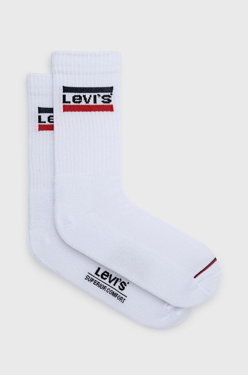 Levi's Ponožky pánské bílá barva 37157.0735-white - Pepit.cz