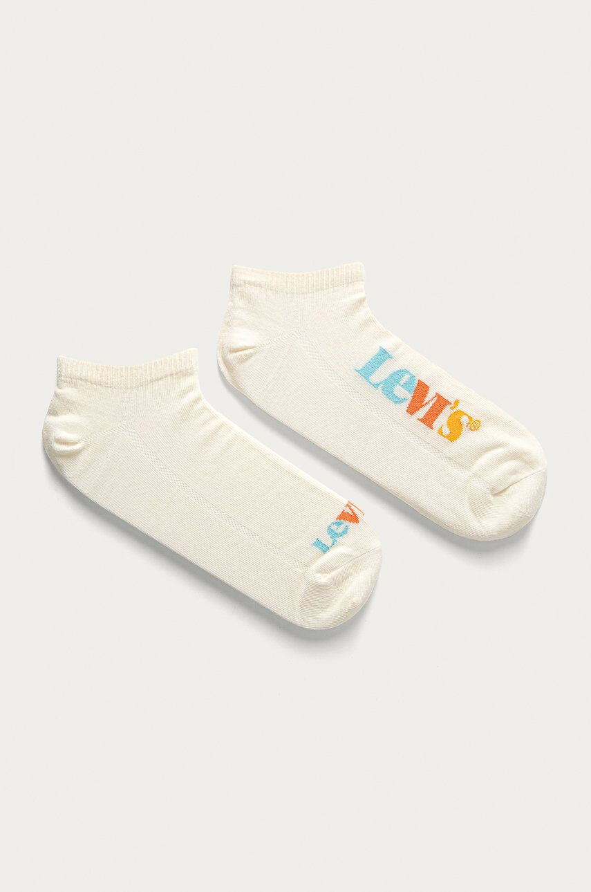 Levi's Ponožky (2-pack) pánské bílá barva 37157.0773-white - Pepit.cz