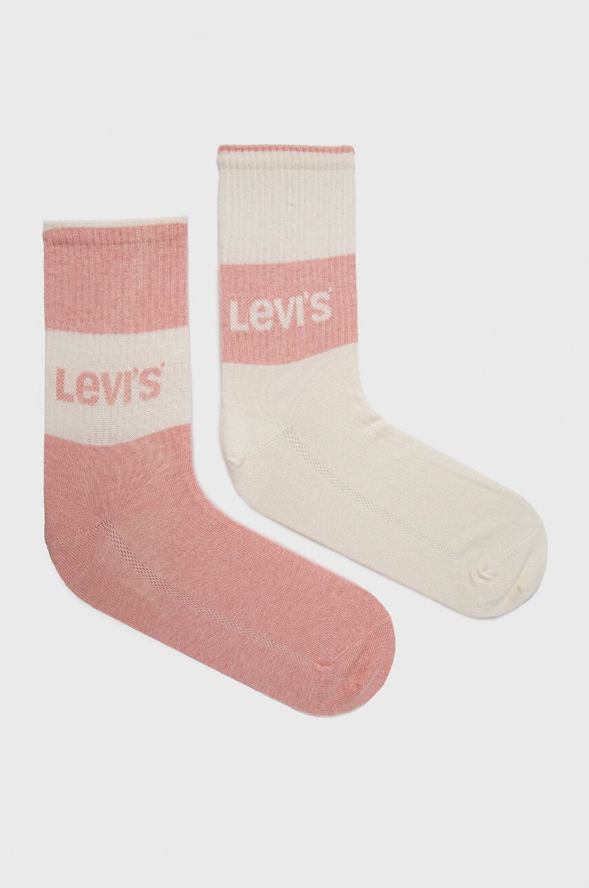 Levi's Ponožky růžová barva - Pepit.cz