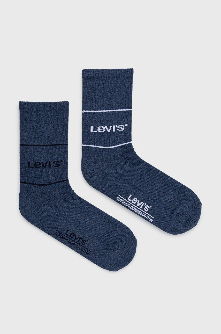 Levi's Ponožky ( 2-pak) pánské tmavomodrá barva - Pepit.cz