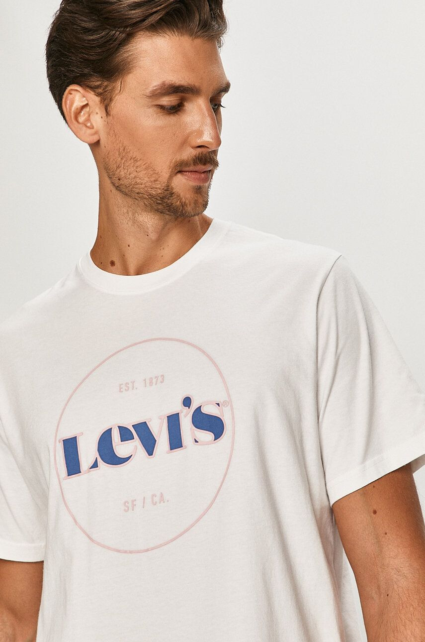 Levi's Tričko bílá barva 16143.0136-Neutrals - Pepit.cz