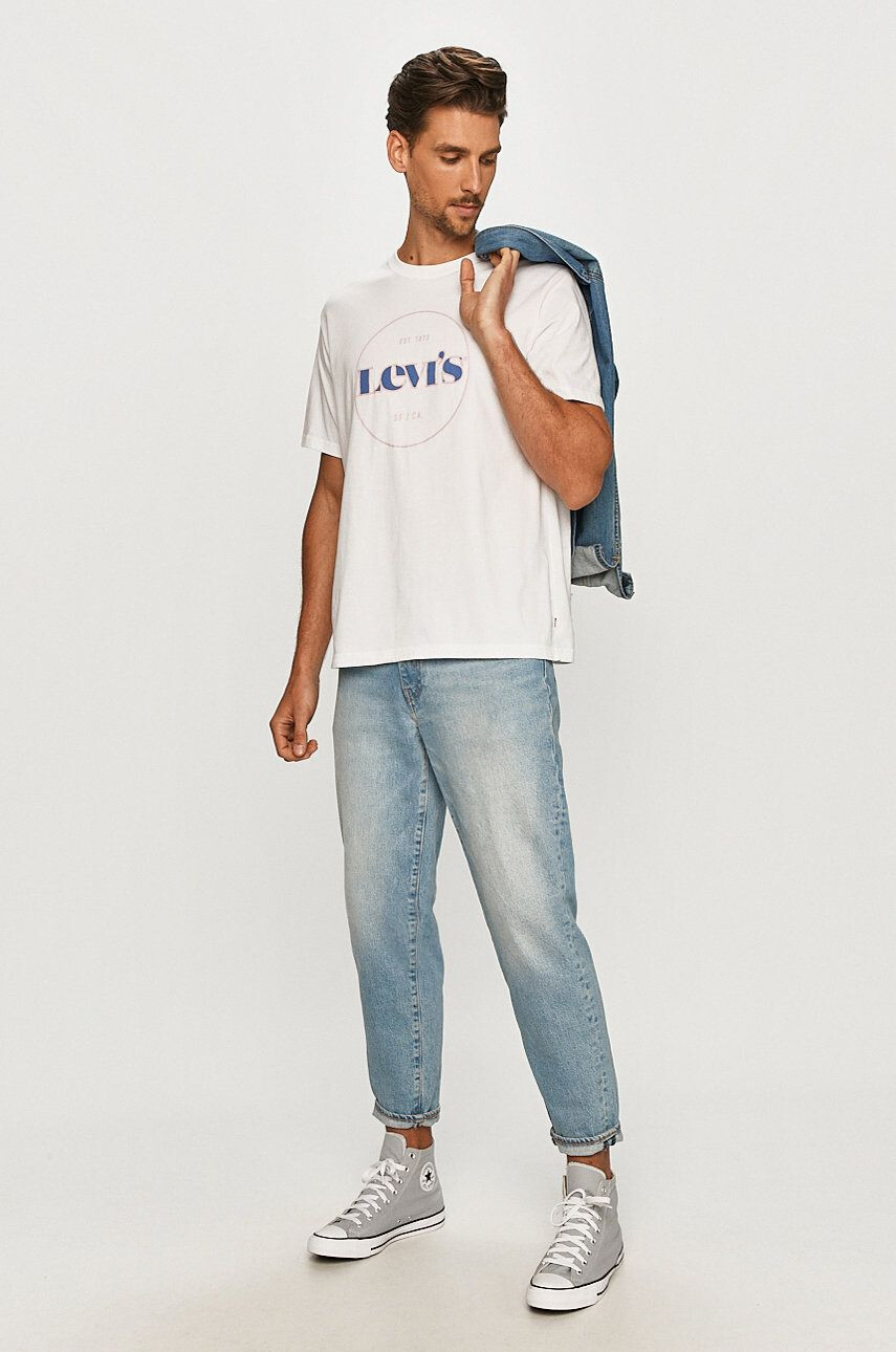 Levi's Tričko bílá barva 16143.0136-Neutrals - Pepit.cz