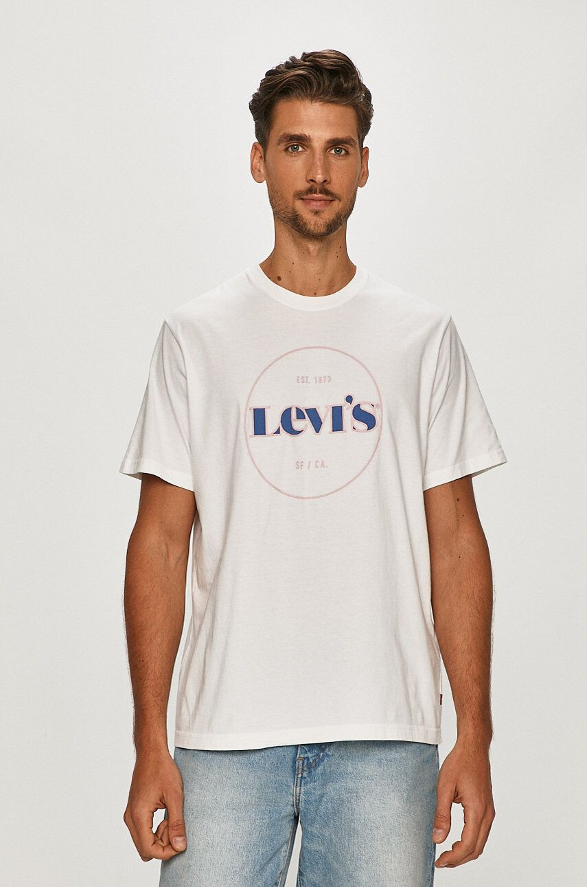 Levi's Tričko bílá barva 16143.0136-Neutrals - Pepit.cz