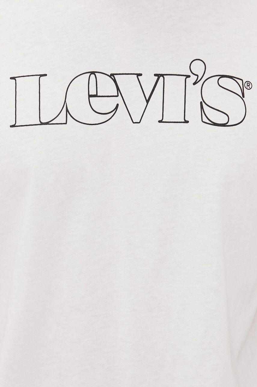 Levi's Tričko bílá barva s potiskem - Pepit.cz