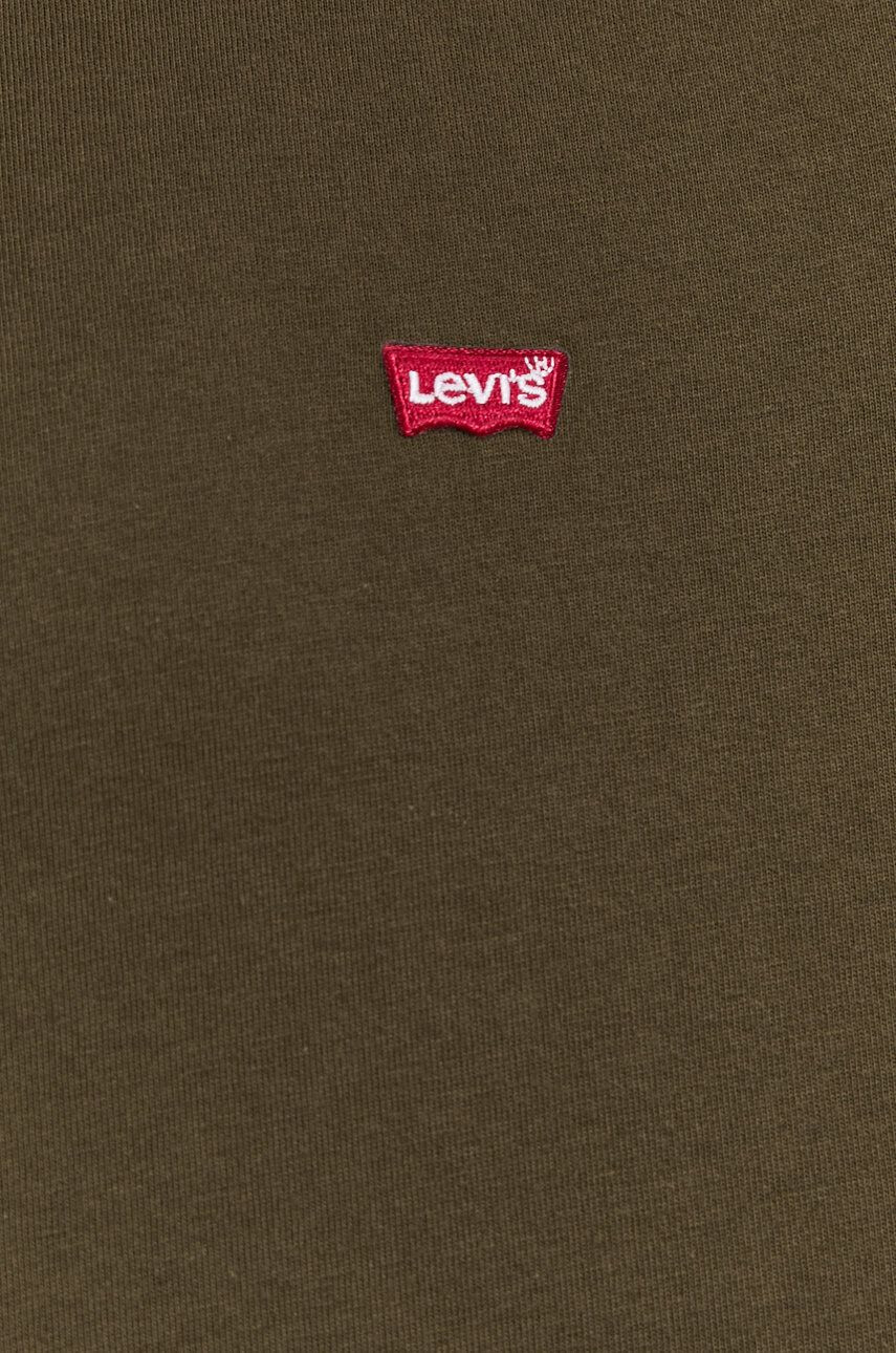 Levi's Tričko pánské zelená barva s potiskem 56605.0021-Greens - Pepit.cz