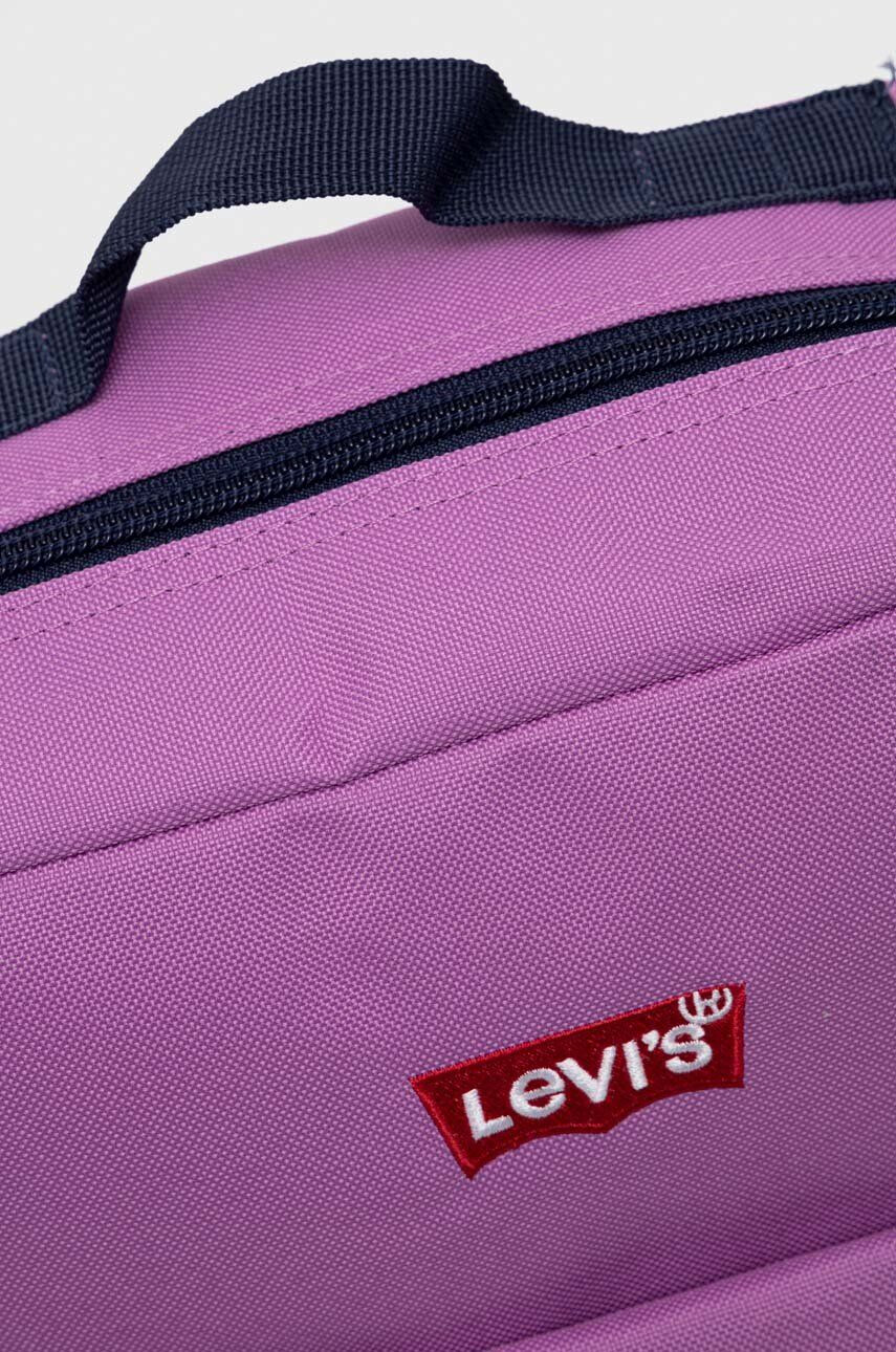 Levi's Batoh dámský fialová barva velký hladký - Pepit.cz