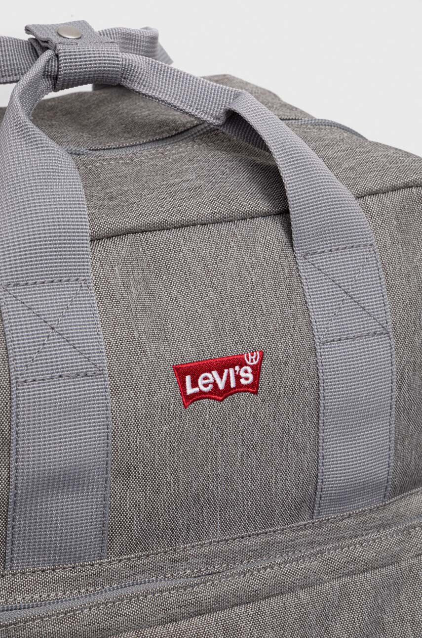 Levi's Batoh šedá barva velký hladký - Pepit.cz