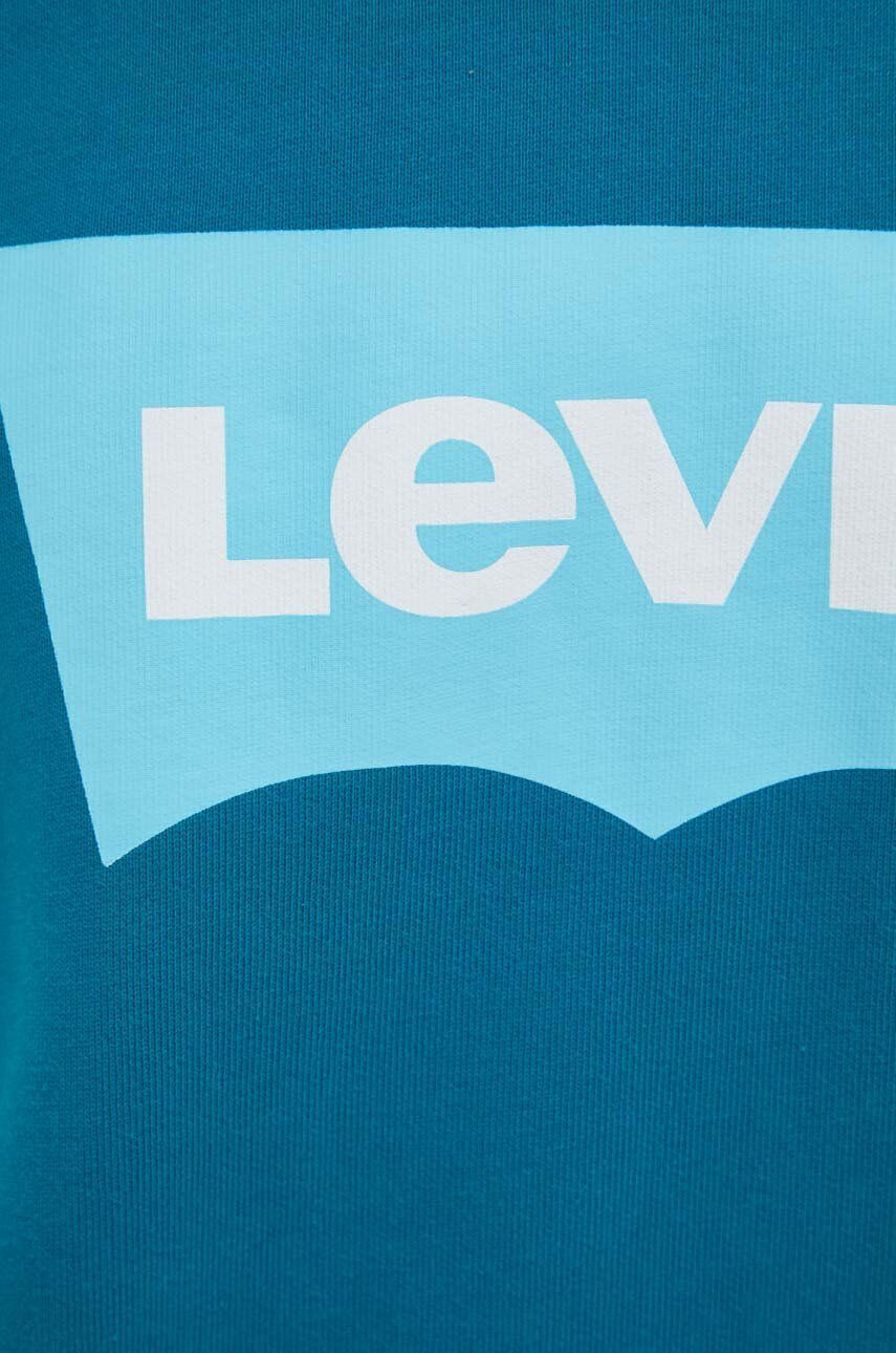 Levi's Bavlněná mikina pánská s kapucí s potiskem - Pepit.cz