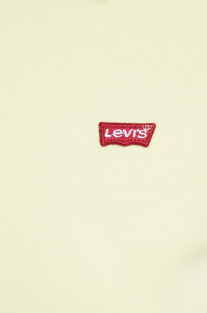 Levi's Bavlněná mikina dámská žlutá barva s aplikací - Pepit.cz