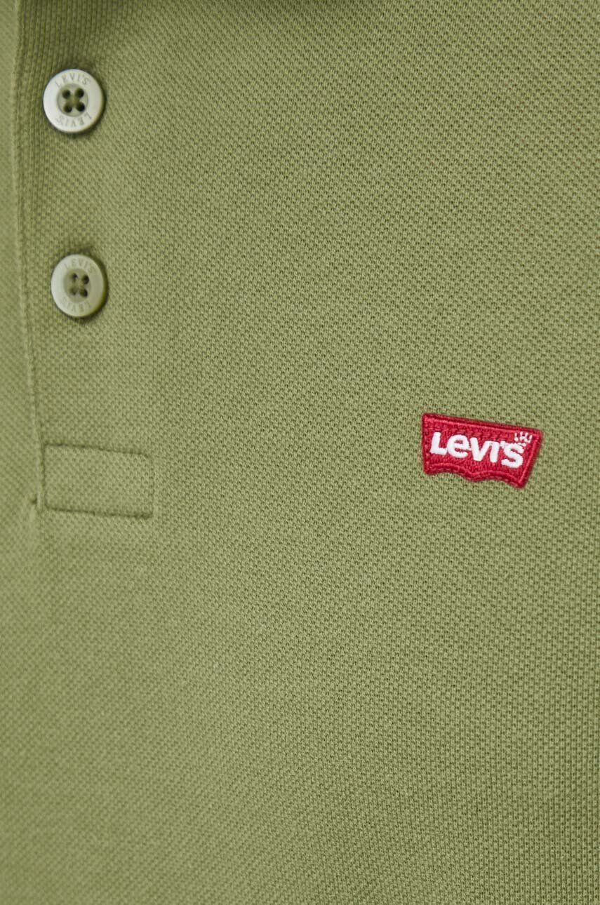 Levi's Bavlněné polo tričko zelená barva - Pepit.cz