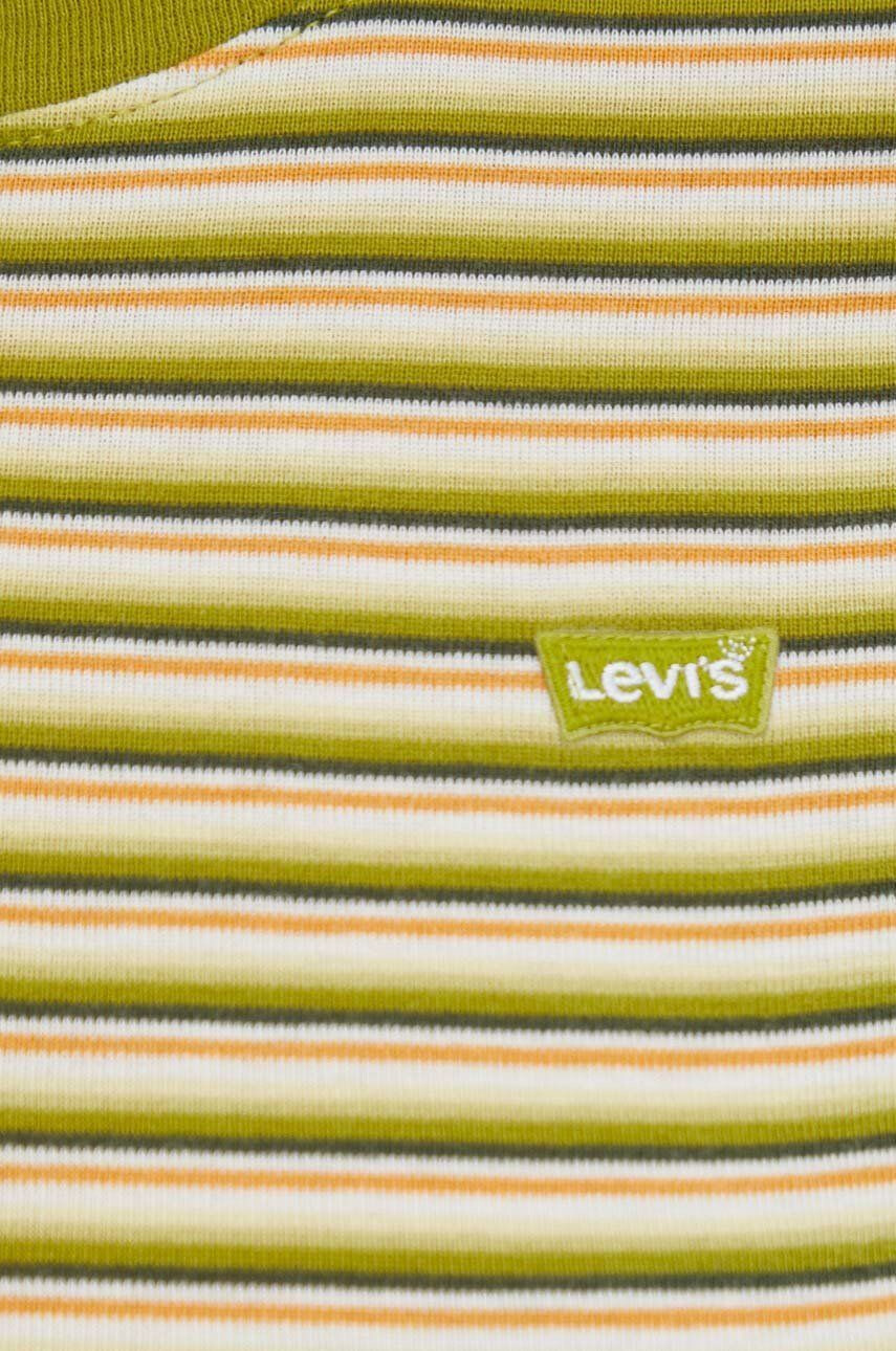 Levi's Bavlněné tričko zelená barva - Pepit.cz