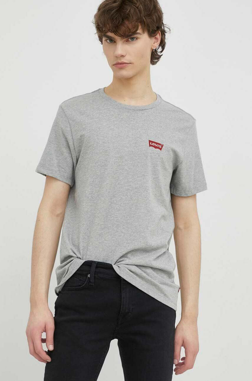 Levi's Bavlněné tričko 2-pack bílá barva - Pepit.cz