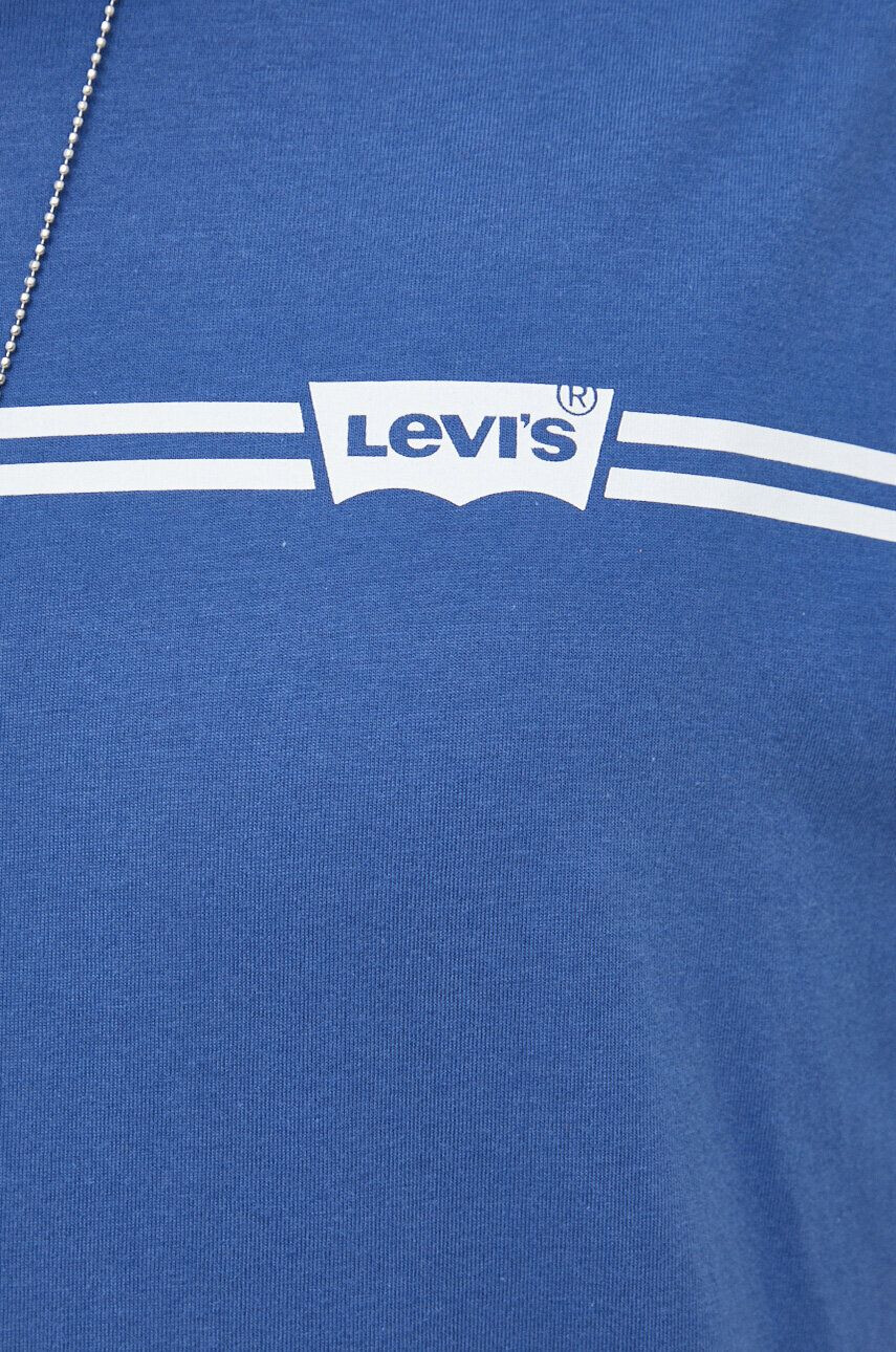 Levi's Bavlněné tričko bílá barva s potiskem - Pepit.cz