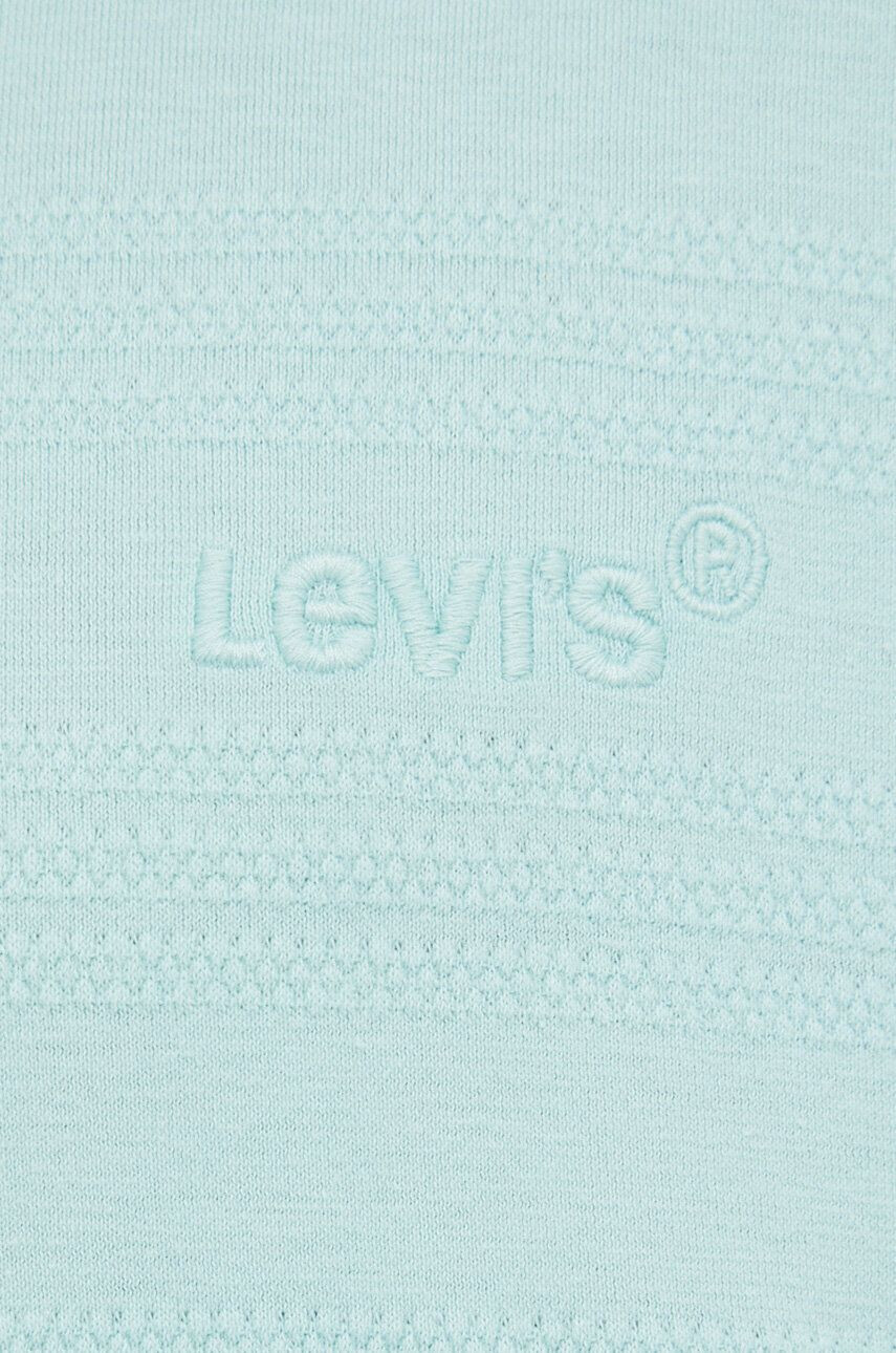 Levi's Bavlněné tričko tyrkysová barva - Pepit.cz