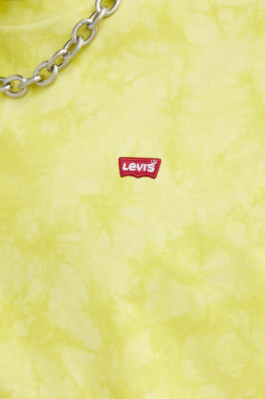 Levi's Bavlněné tričko žlutá barva - Pepit.cz