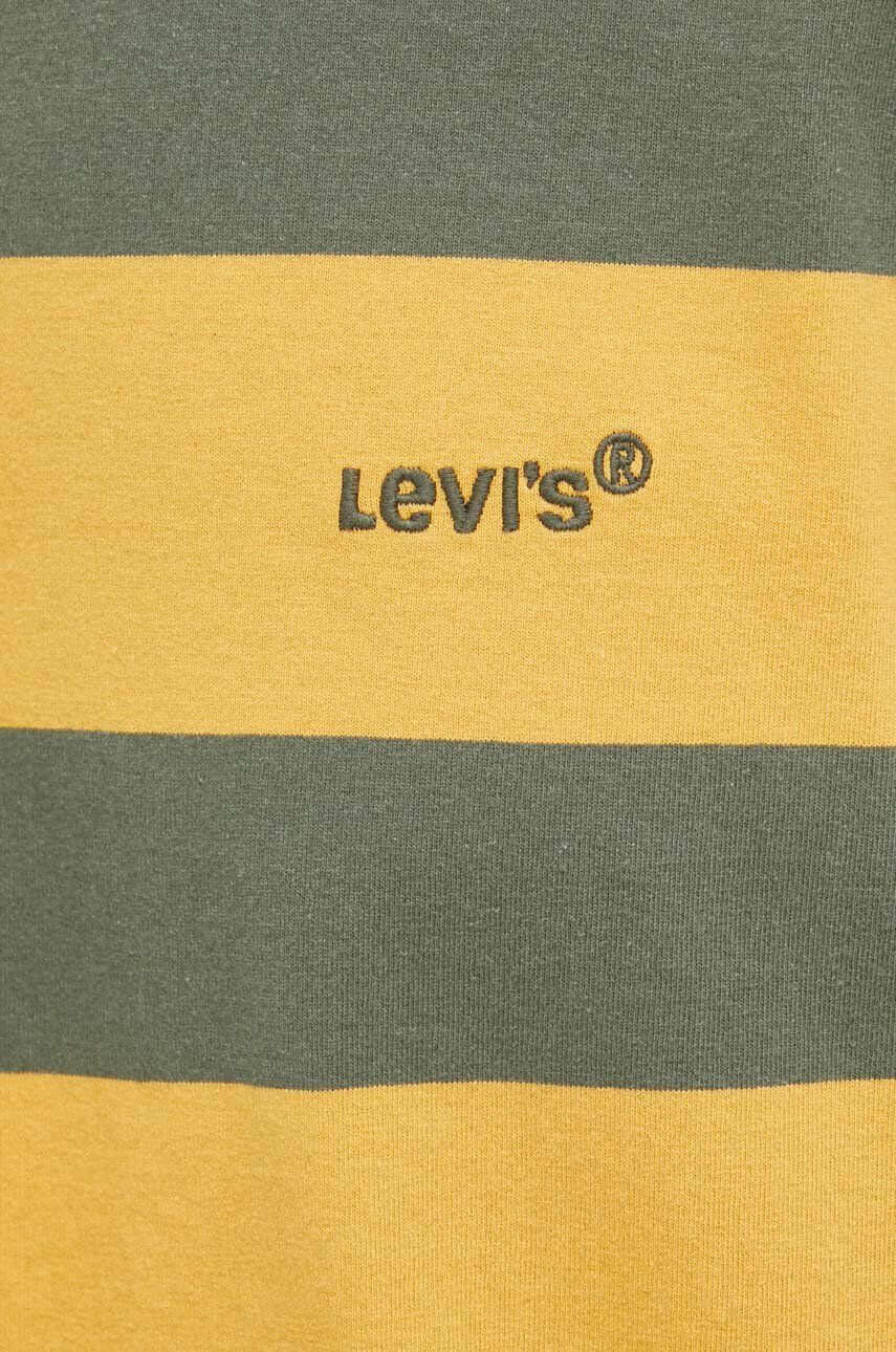 Levi's Bavlněné tričko zelená barva - Pepit.cz