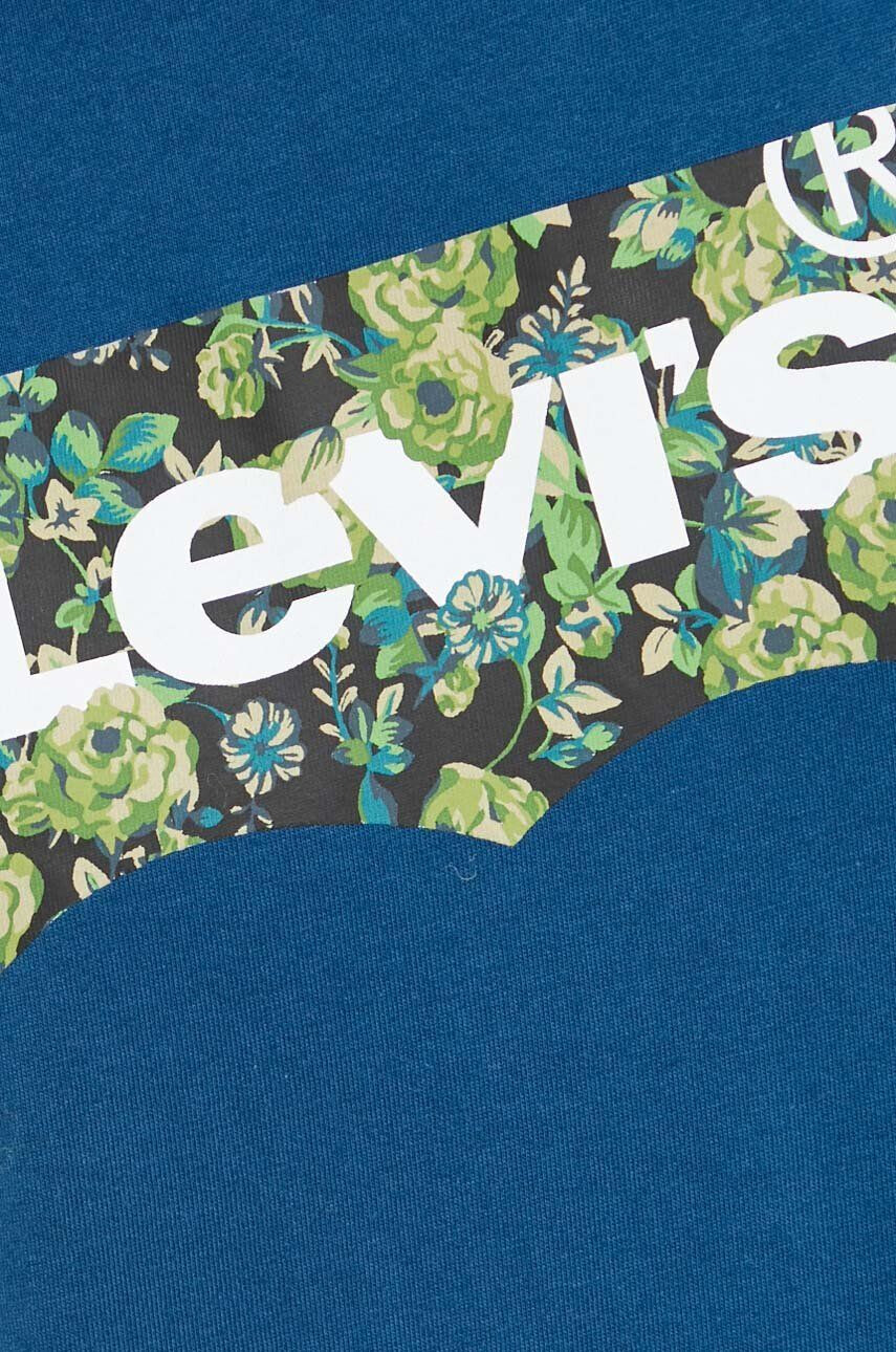 Levi's Bavlněné tričko tyrkysová barva - Pepit.cz