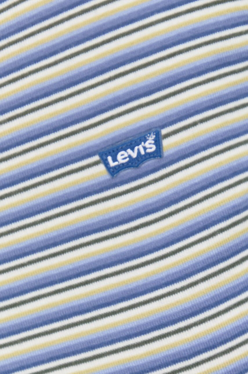 Levi's Bavlněné tričko s dlouhým rukávem bílá barva - Pepit.cz