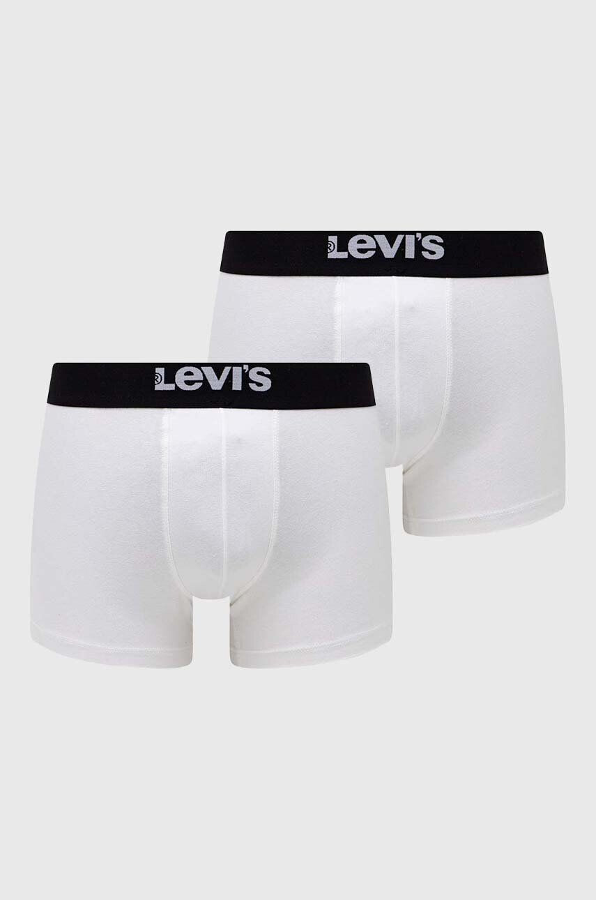 Levi's Boxerky 2-pack pánské bílá barva - Pepit.cz