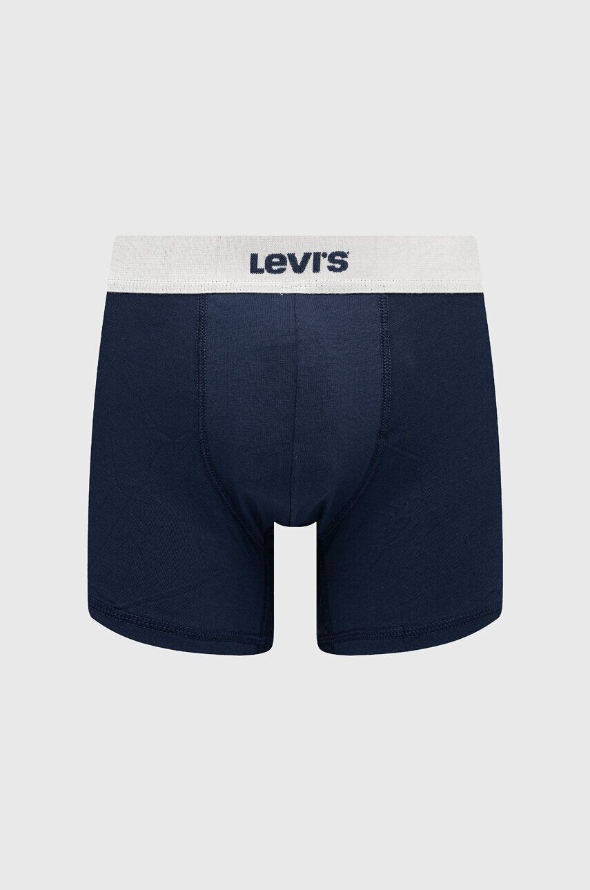 Levi's Boxerky 2-pack pánské tmavomodrá barva - Pepit.cz