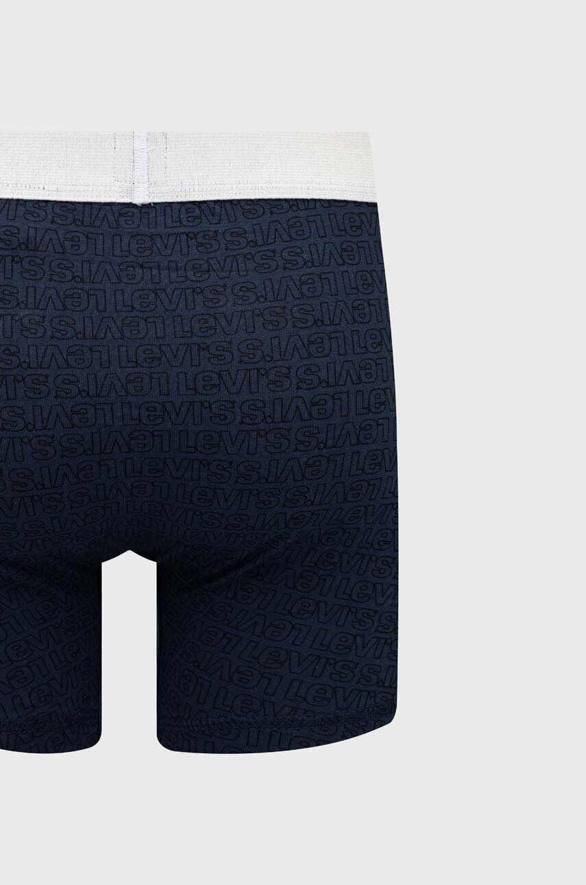 Levi's Boxerky 2-pack pánské tmavomodrá barva - Pepit.cz