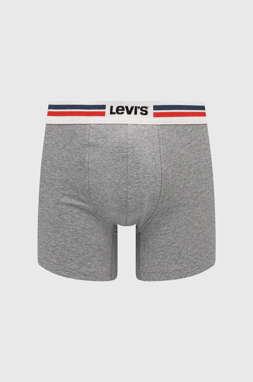 Levi's Boxerky 2-pack pánské černá barva - Pepit.cz