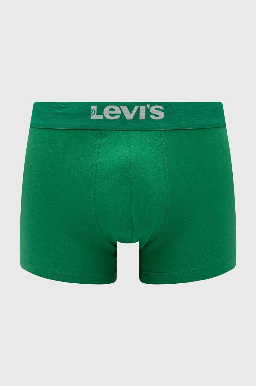 Levi's Boxerky 2-pack pánské zelená barva - Pepit.cz