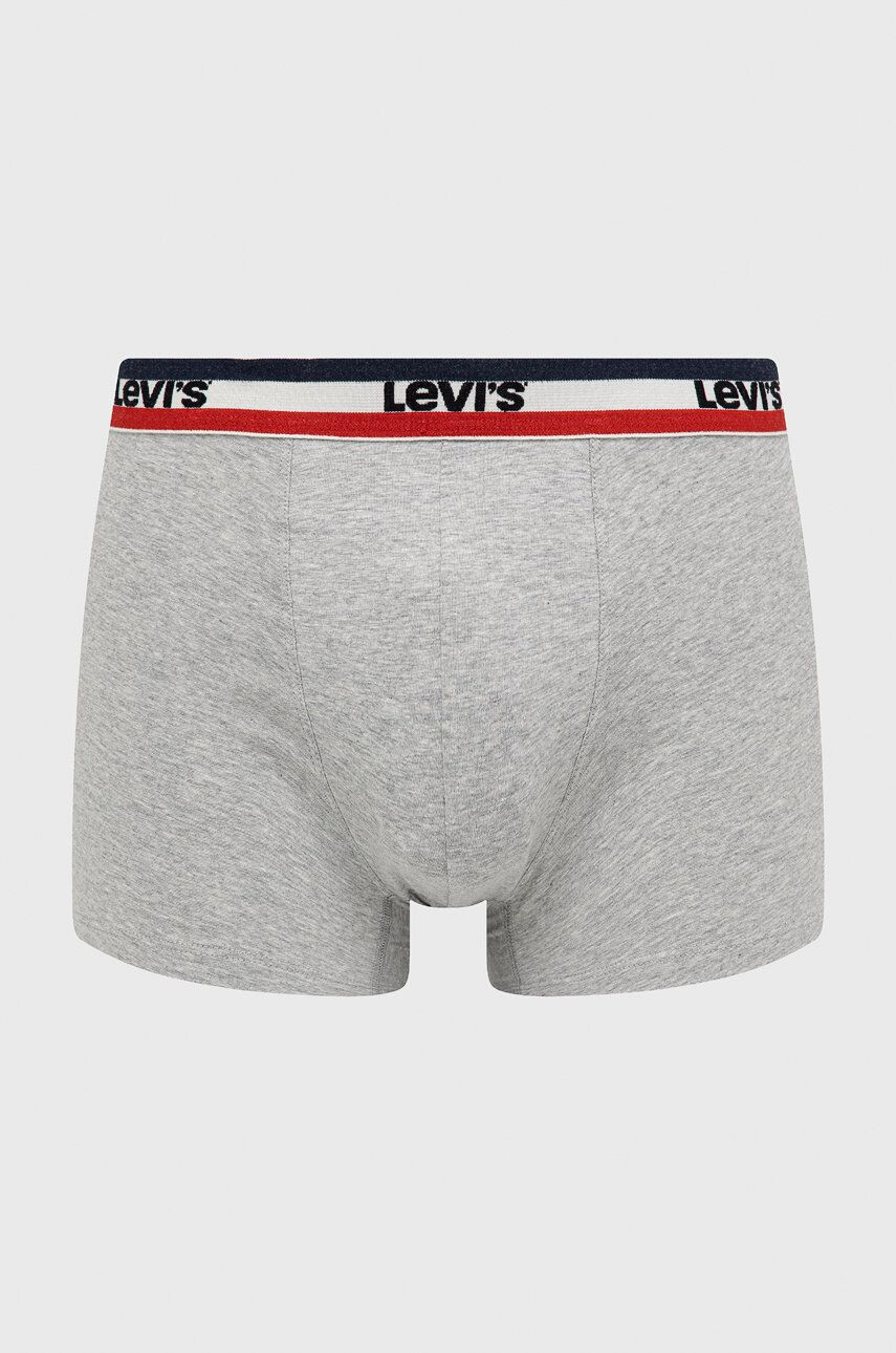 Levi's Boxerky pánské šedá barva - Pepit.cz