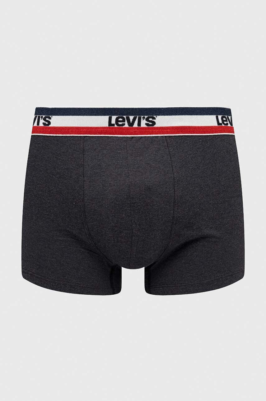 Levi's Boxerky 3-pack pánské zelená barva 37149.0814-009 - Pepit.cz