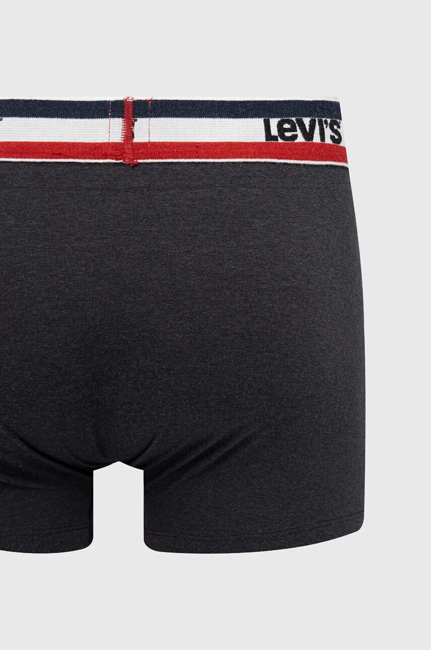 Levi's Boxerky 3-pack pánské zelená barva 37149.0814-009 - Pepit.cz