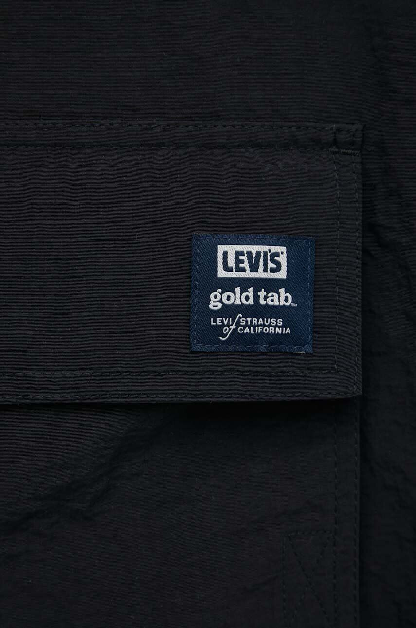 Levi's Bunda pánská černá barva přechodná - Pepit.cz