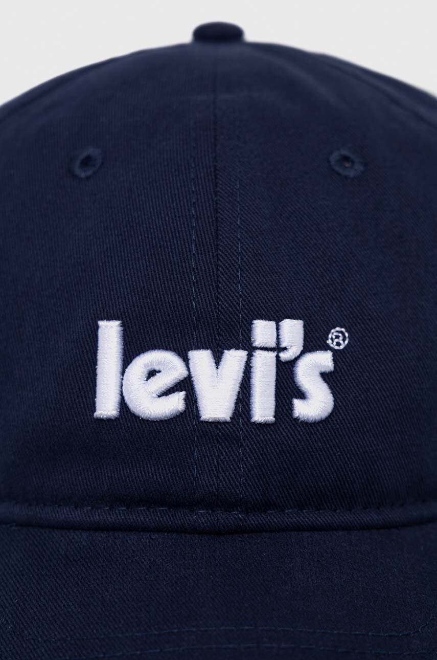 Levi's Dětska čepice tmavomodrá barva s potiskem - Pepit.cz