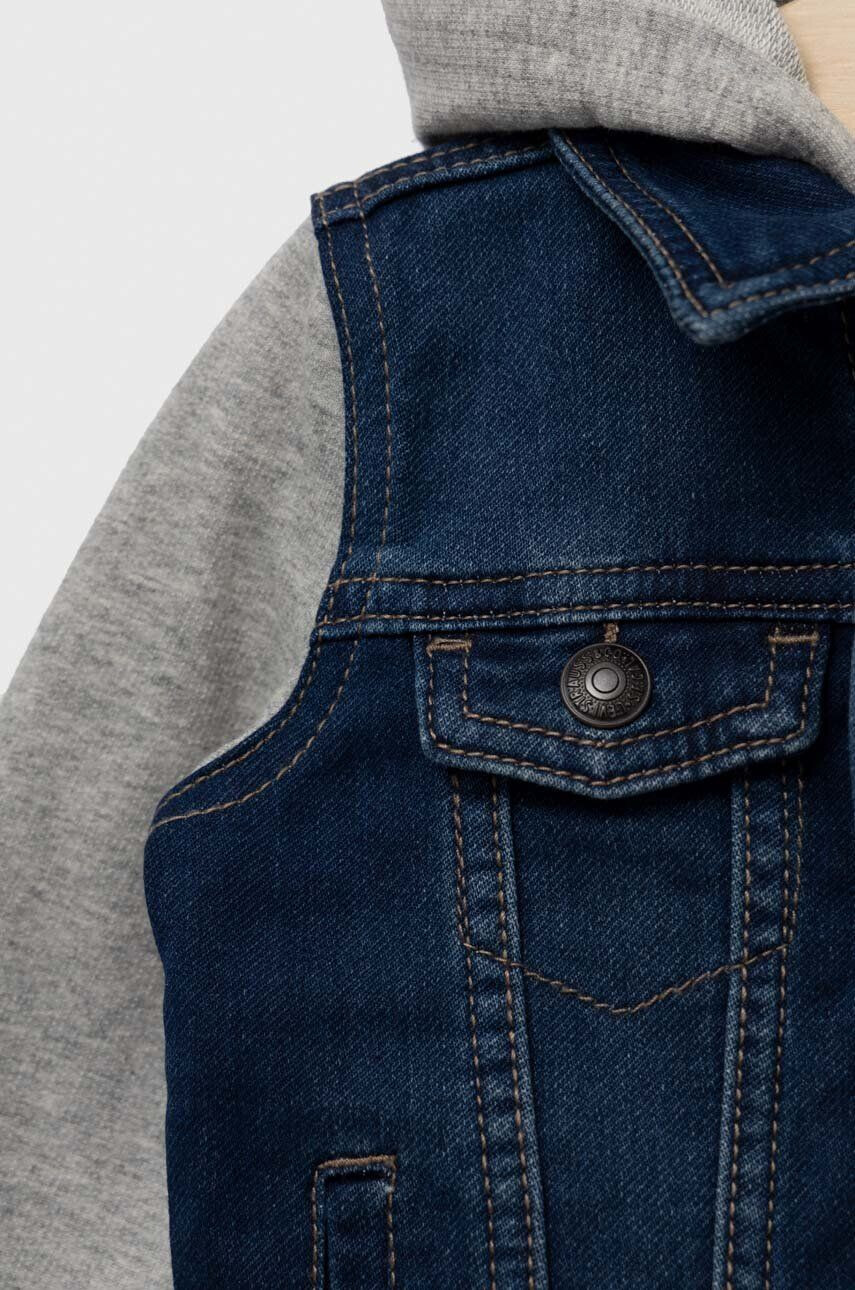 Levi's Dětská riflová bunda tmavomodrá barva - Pepit.cz