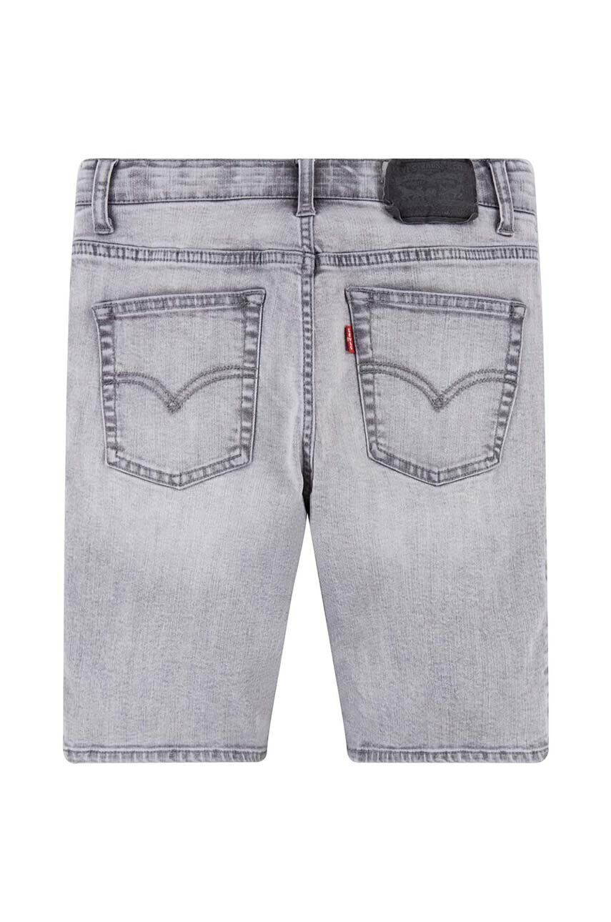 Levi's Dětské riflové kraťasy šedá barva - Pepit.cz