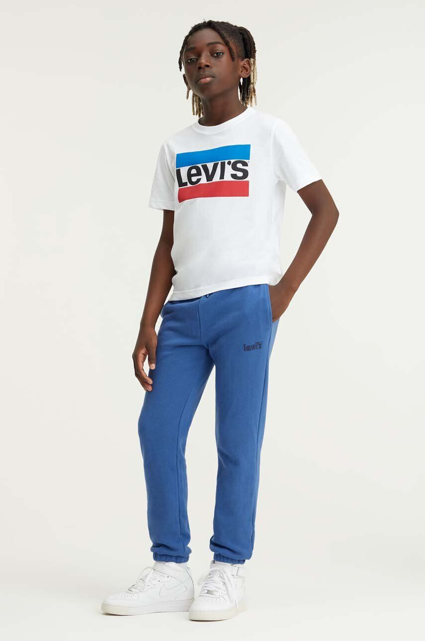 Levi's Dětské tepláky hladké - Pepit.cz