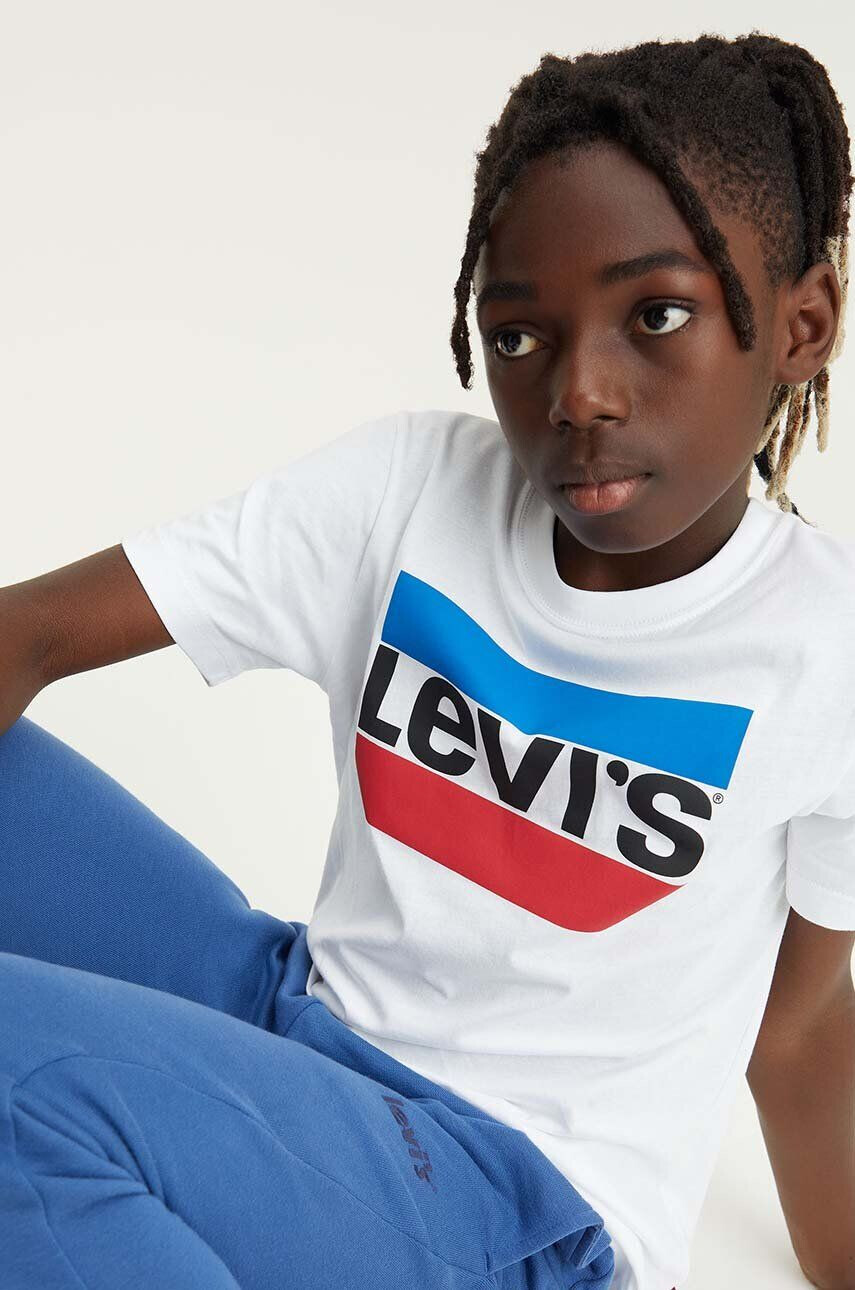 Levi's Dětské tepláky hladké - Pepit.cz