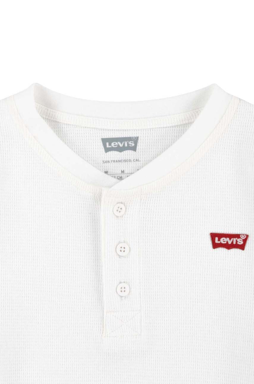 Levi's Dětské tričko s dlouhým rukávem béžová barva - Pepit.cz