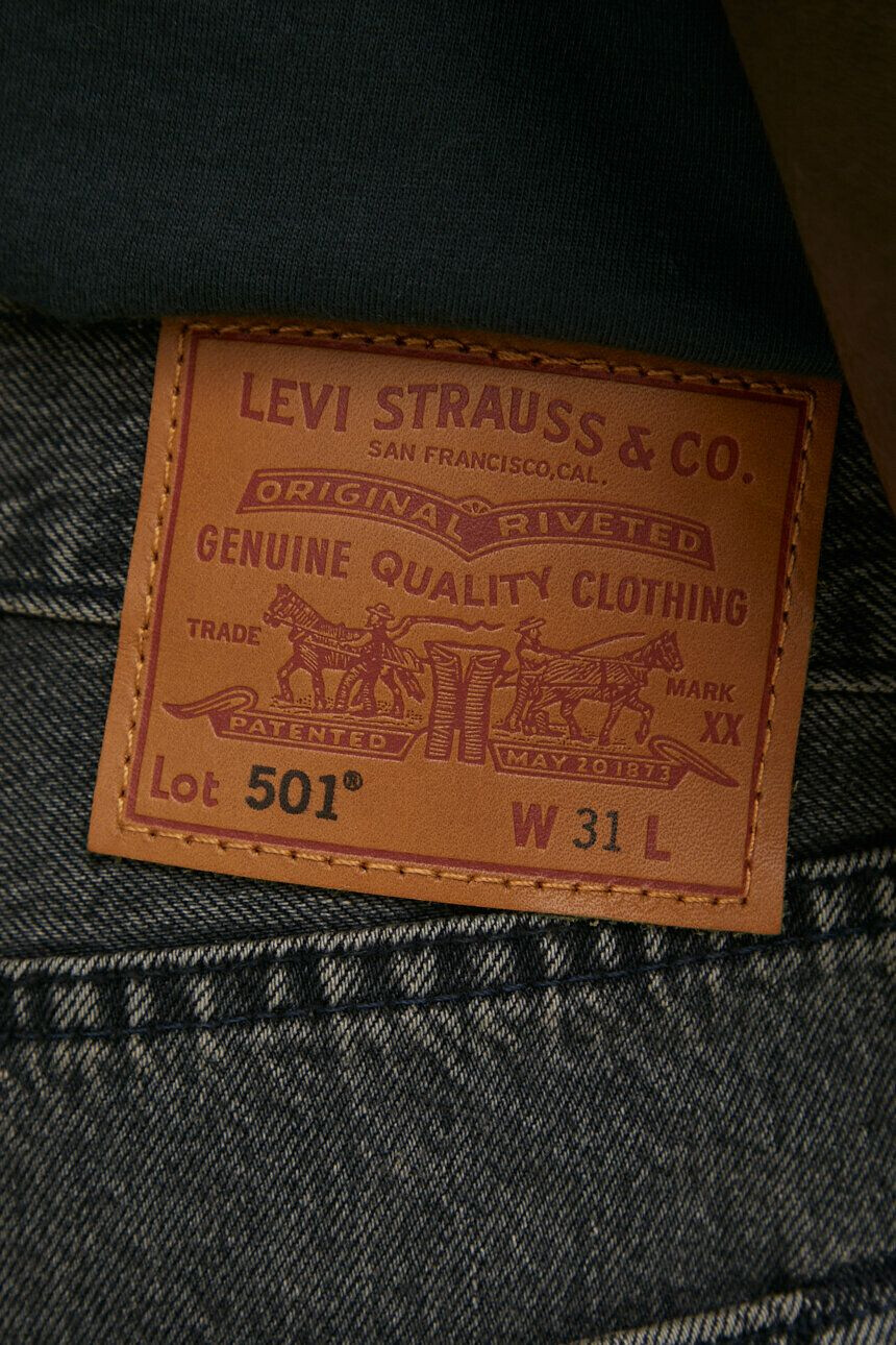 Levi's Džínové šortky pánské šedá barva - Pepit.cz